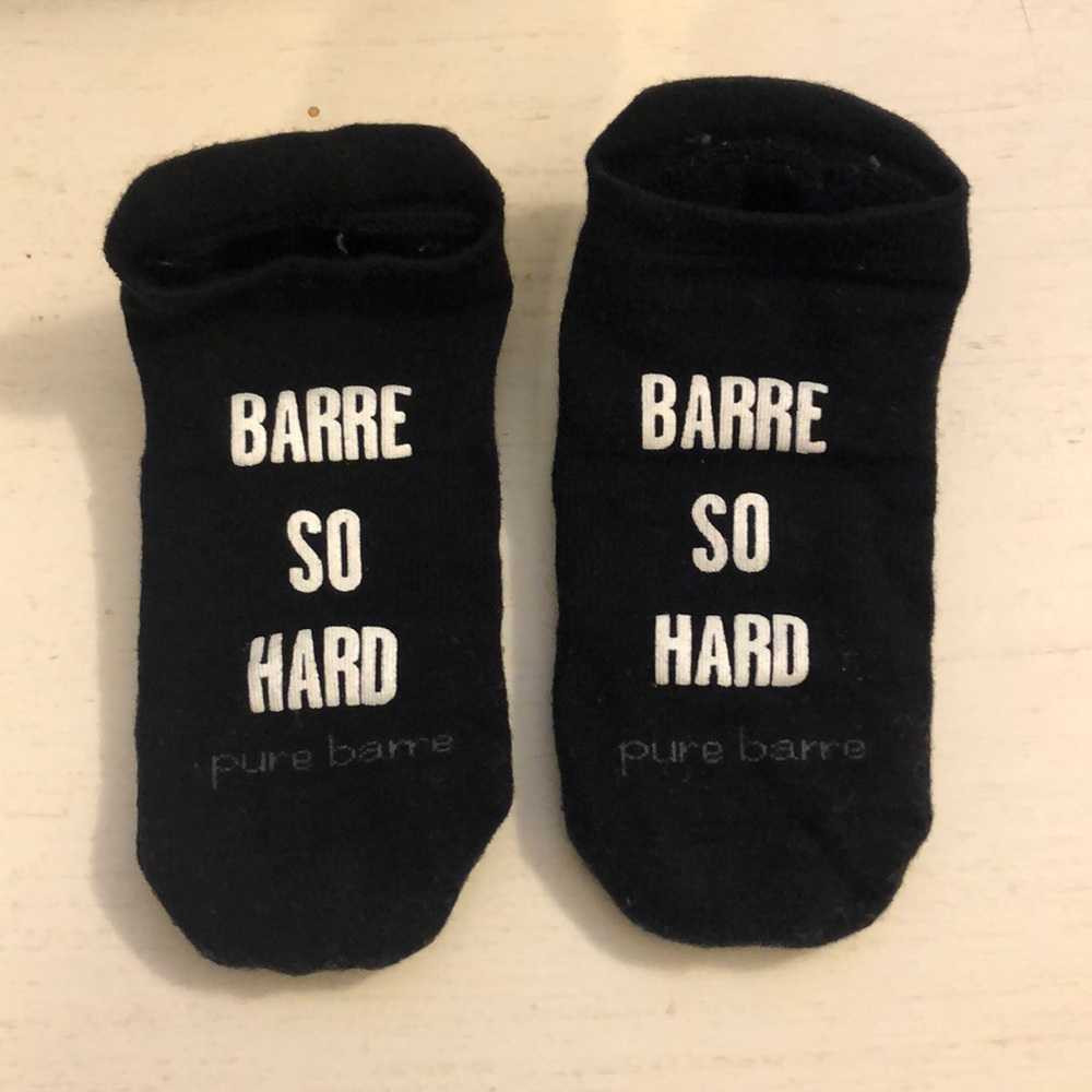 Pure barre barre so hard sticky socks